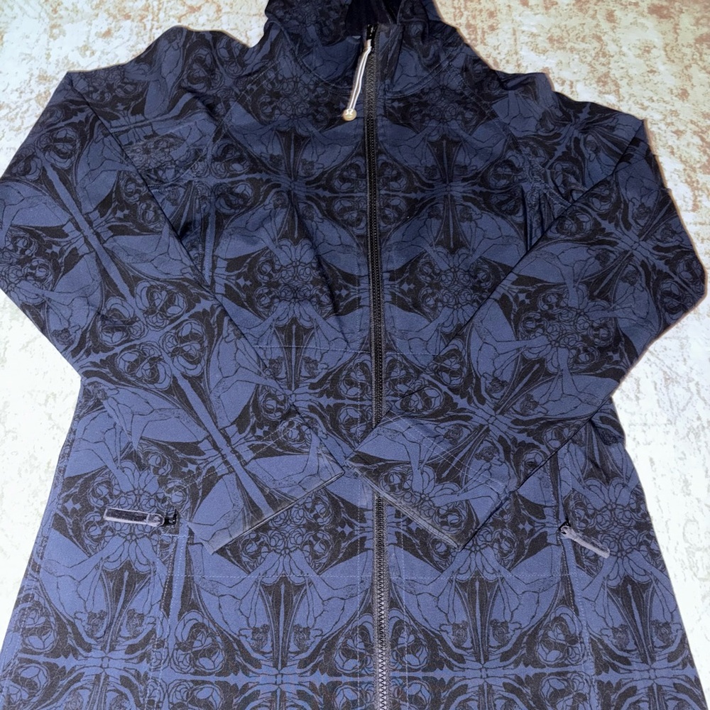 Lululemon RARE print Apres Trench RainCoat Jacket